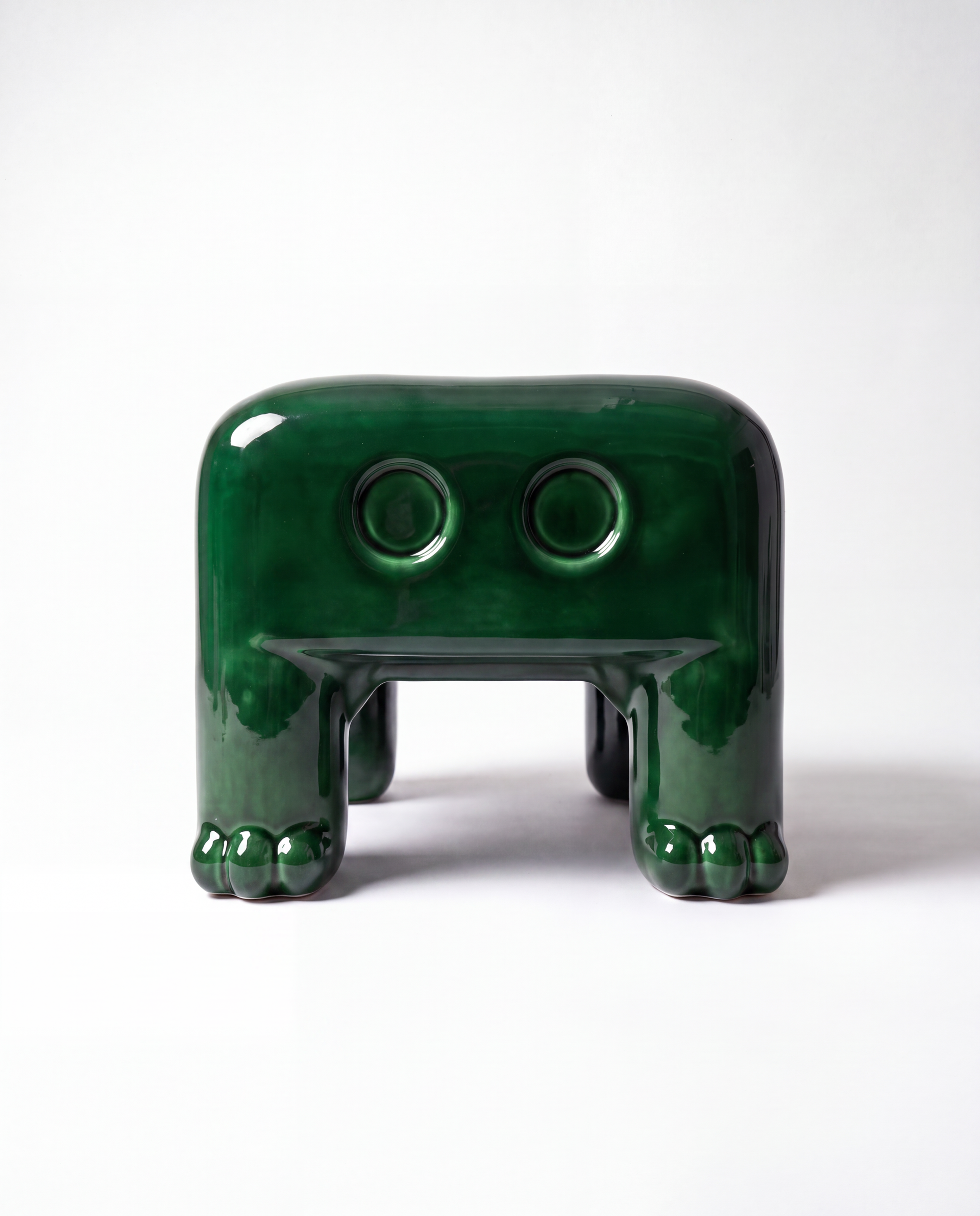 ATLAS Side Table in Malachite