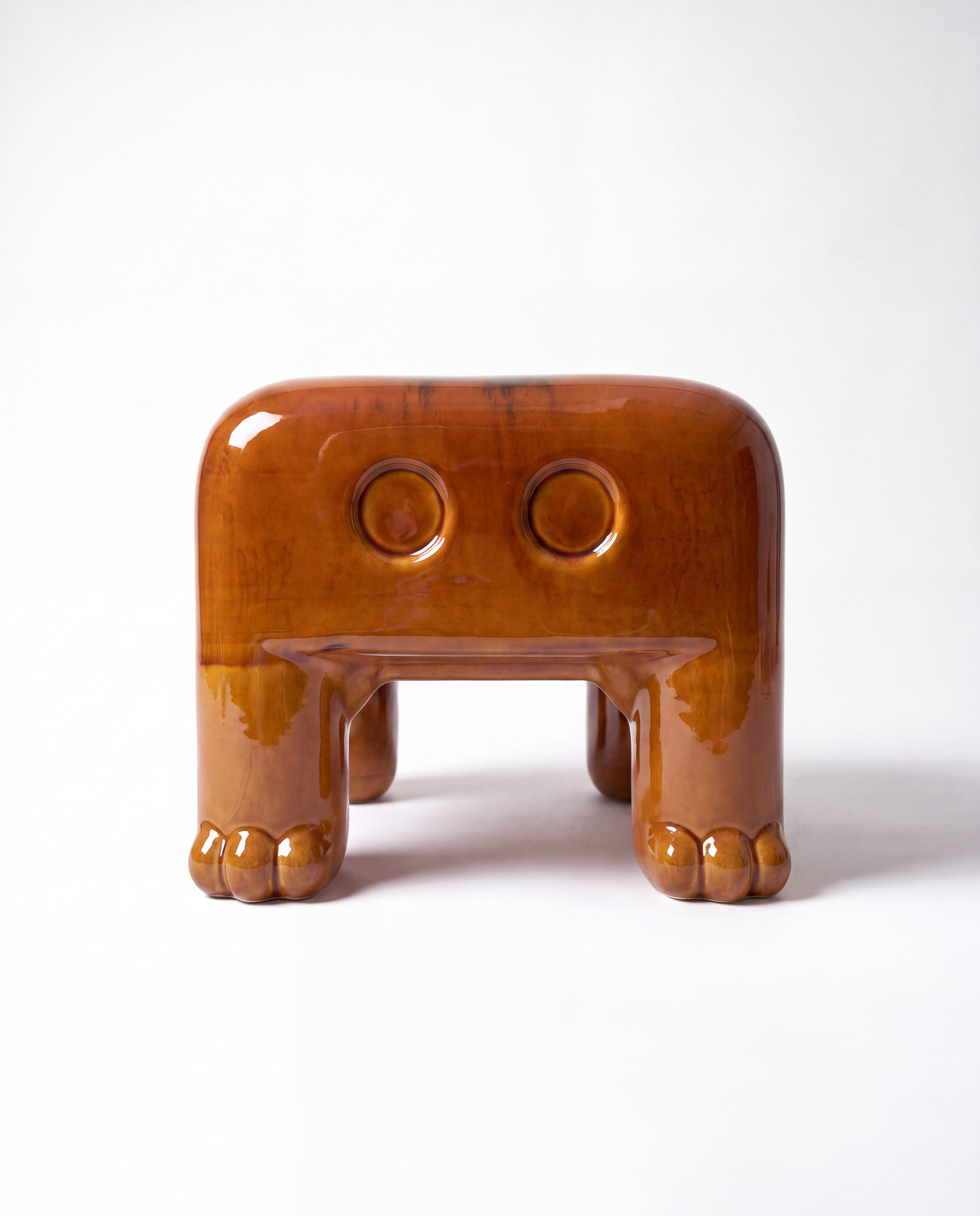ATLAS Side Table in Tigerseye