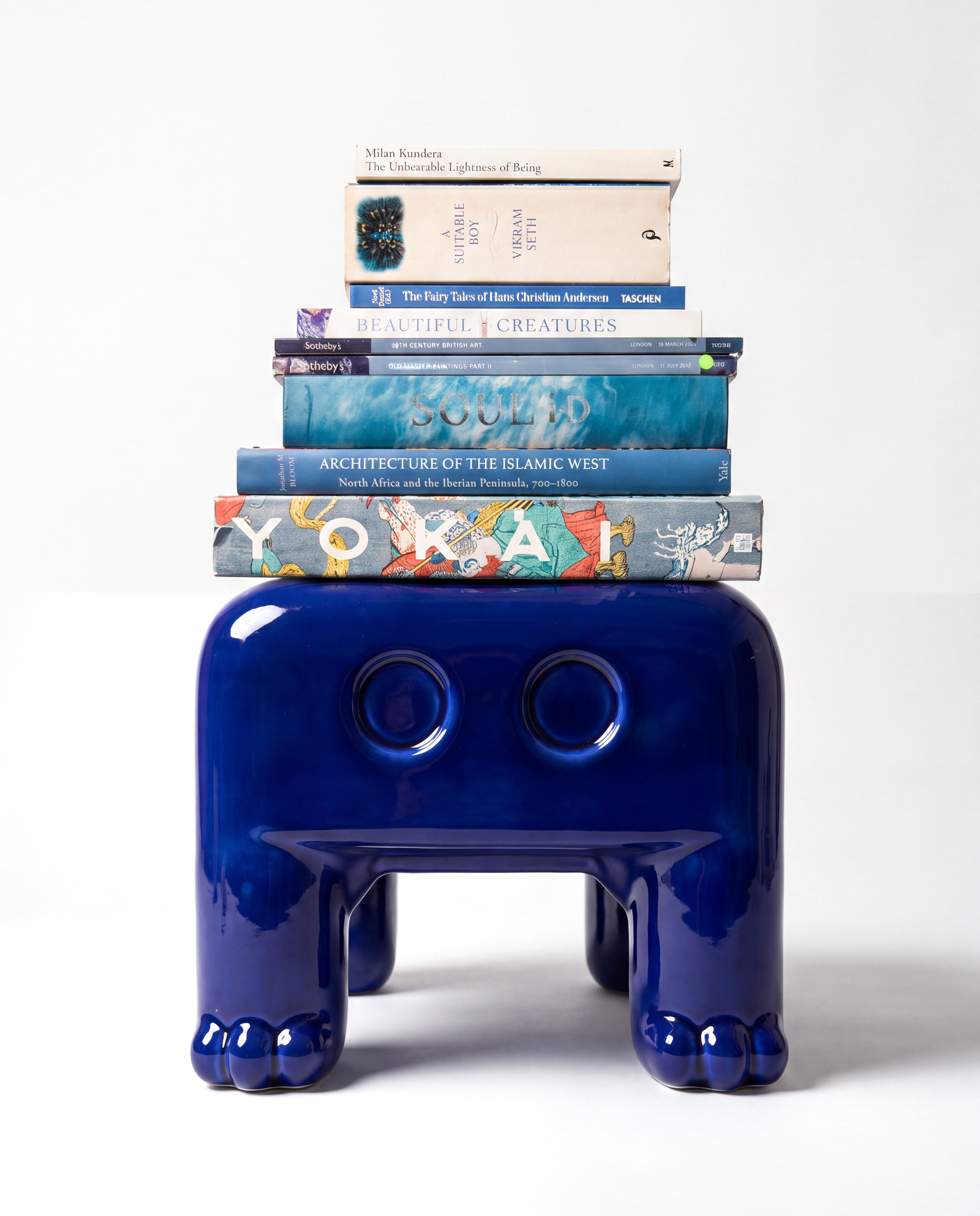 ATLAS Side Table in Cobalt Blue