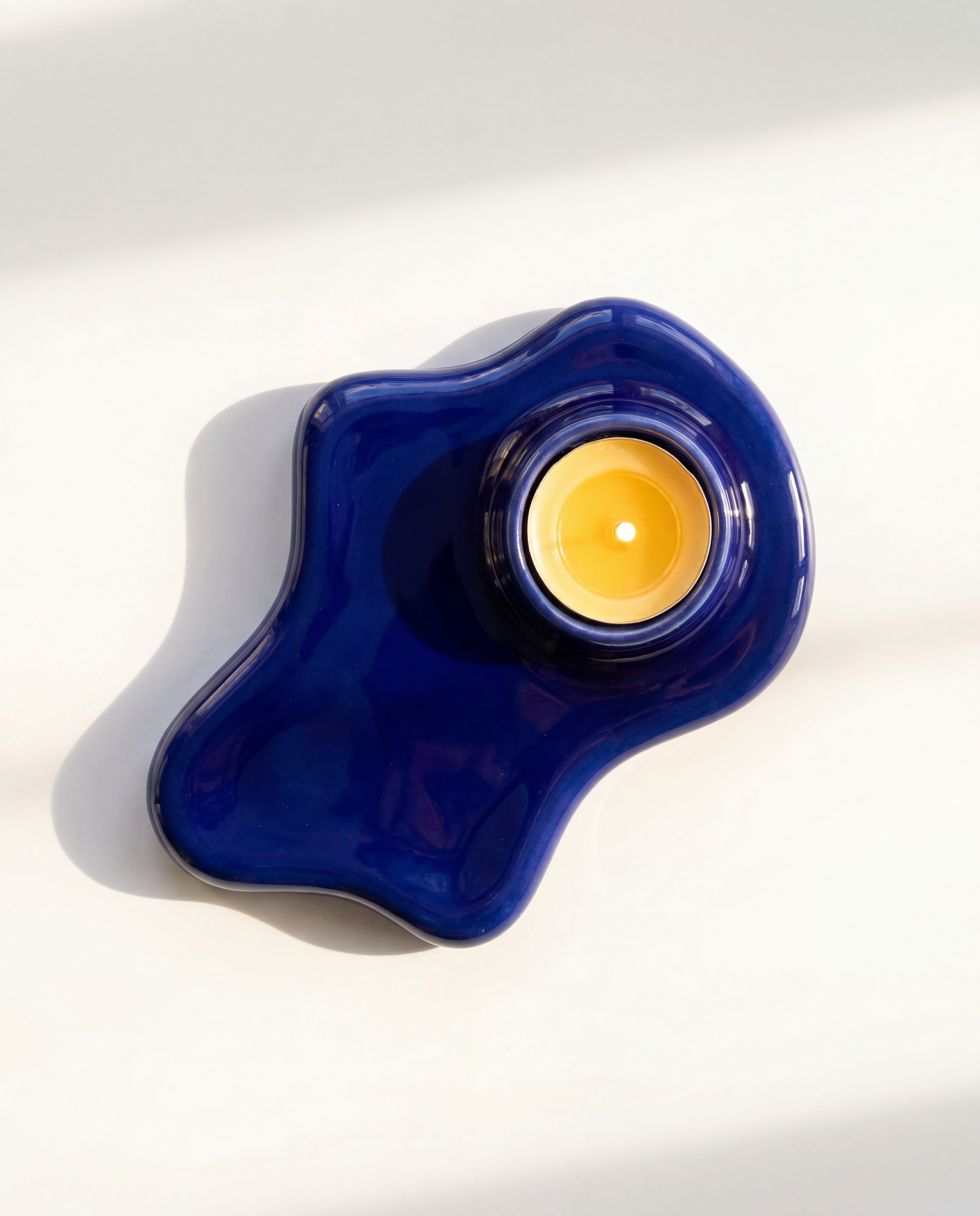 ALCHEMY Tealight Holder in Cobalt Blue