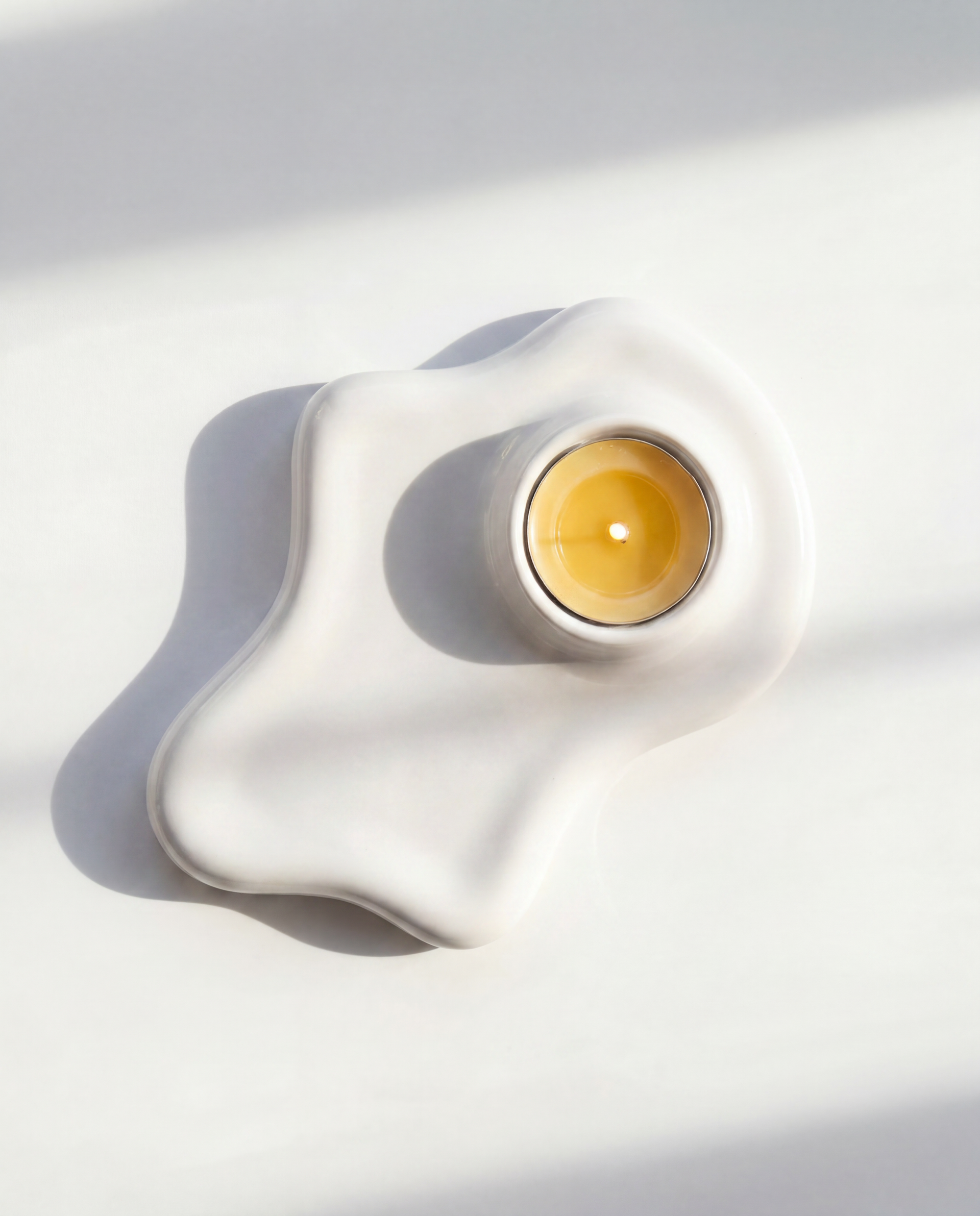 ALCHEMY Tealight Holder in Milk White
