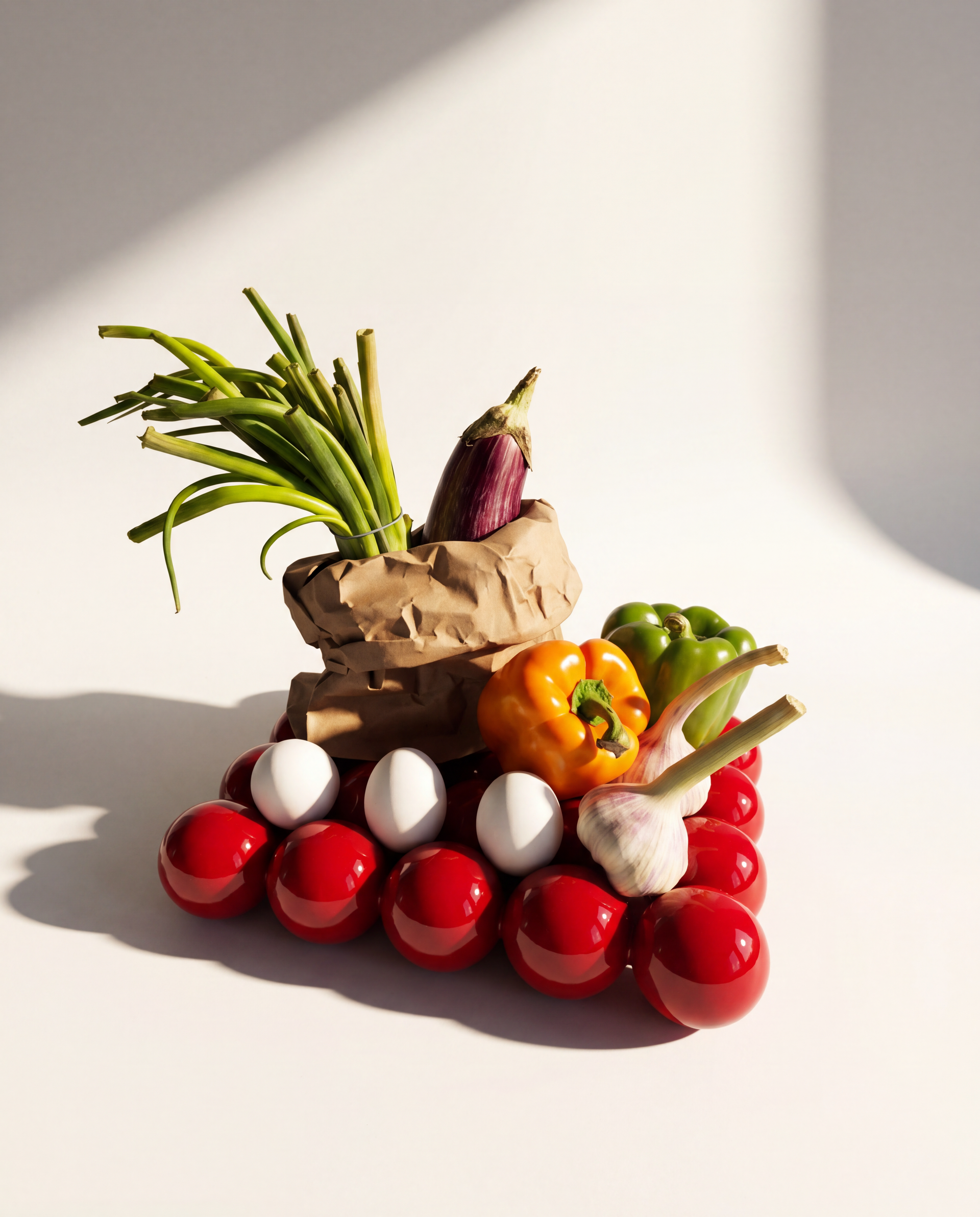 Still Life in Vermillion